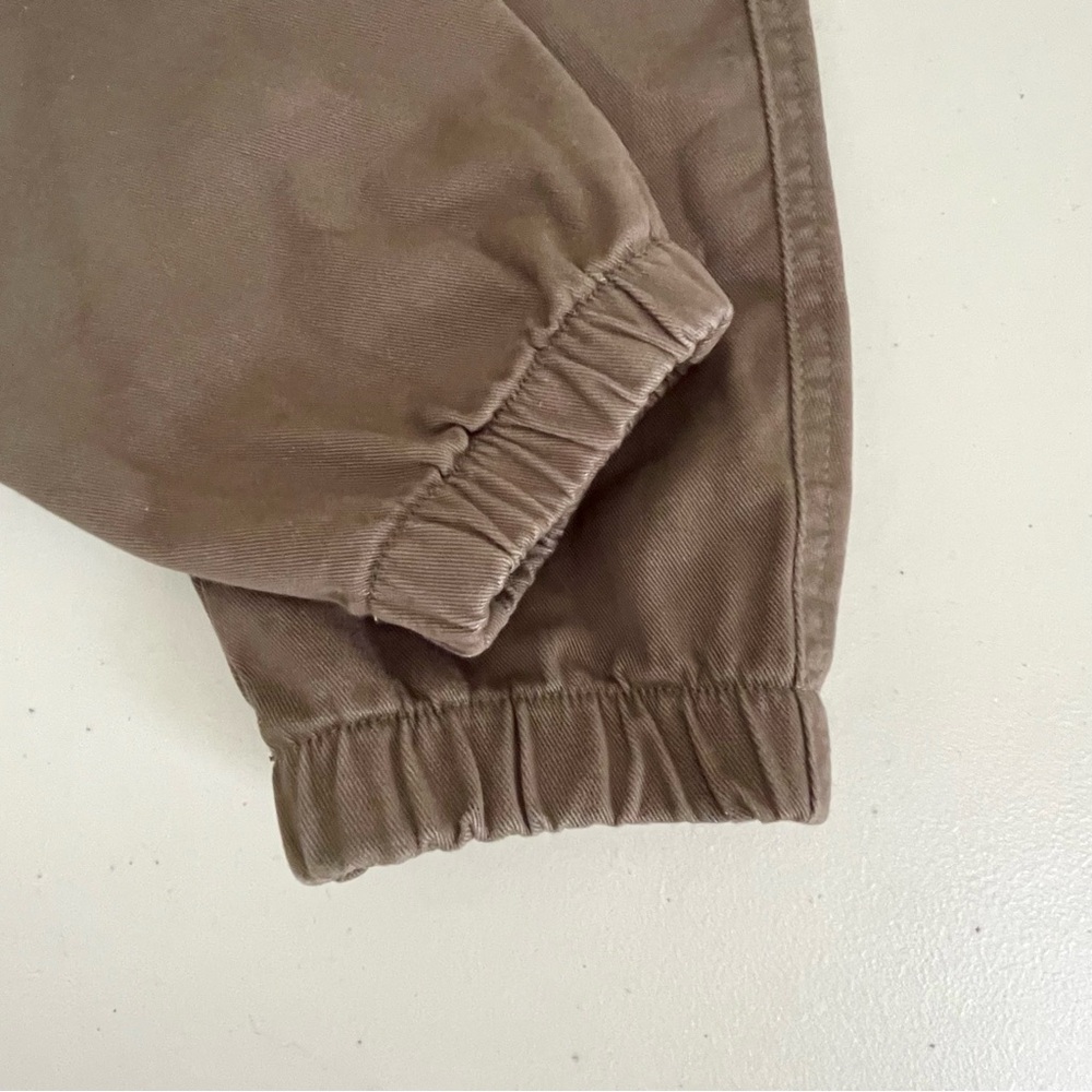NWT Mini Panda Kids 5T Pull Up Cargo Pants Elastic Waist Ankles - Picture 5 of 9